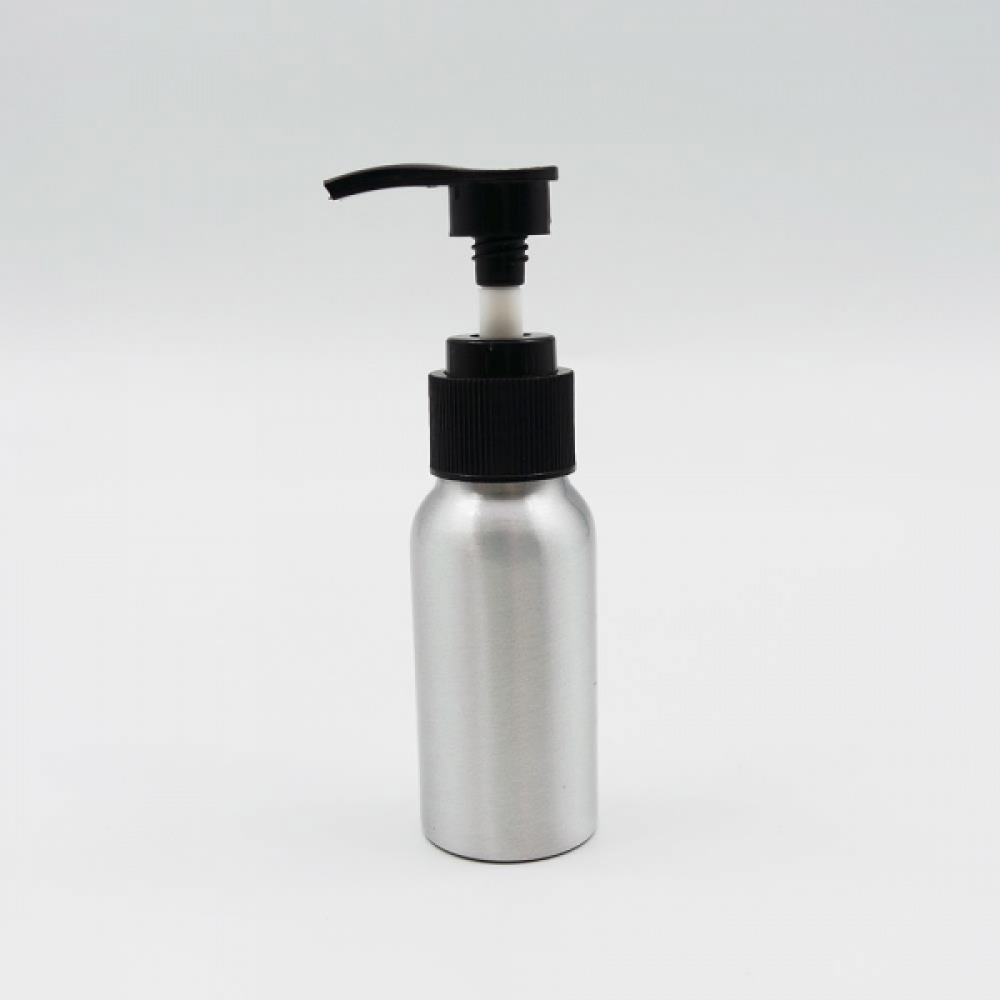 펌프식 알루미늄용기 화장품공병 50ml 1개-랜덤발송