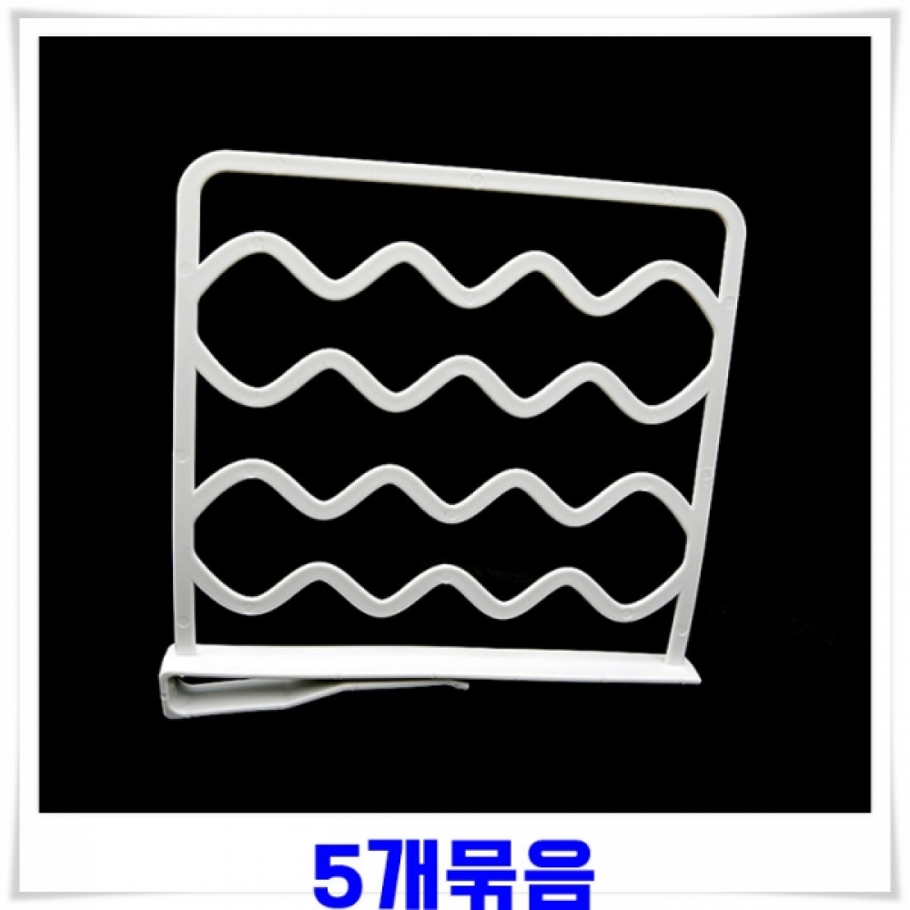 선반 책장 공간분리대 5개-화이트 옷장칸막이