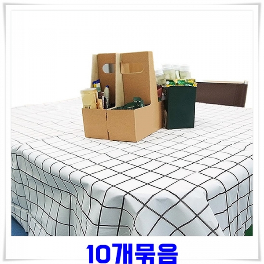 PVC 반투명 식탁보(137x137cm) 정사각형식탁보