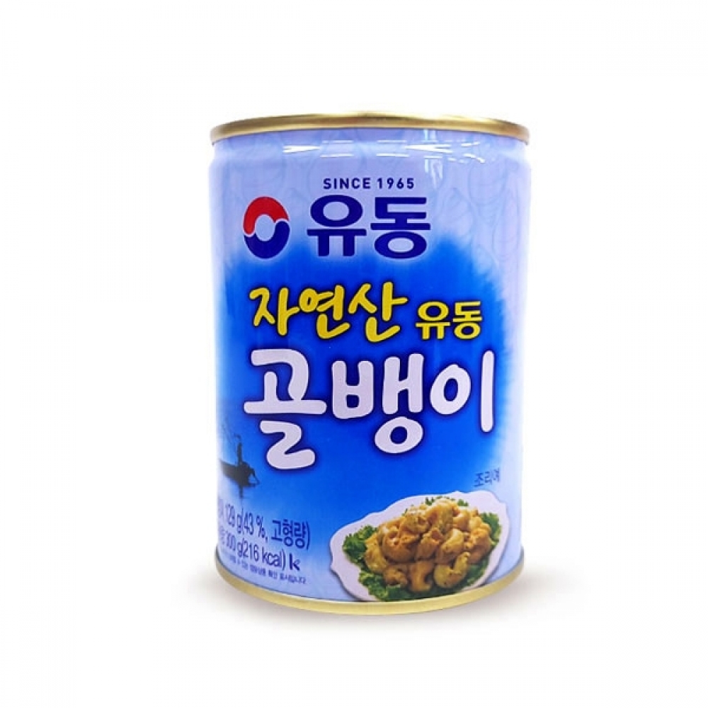 MY 유동 자연산 골뱅이 통조림 캔
