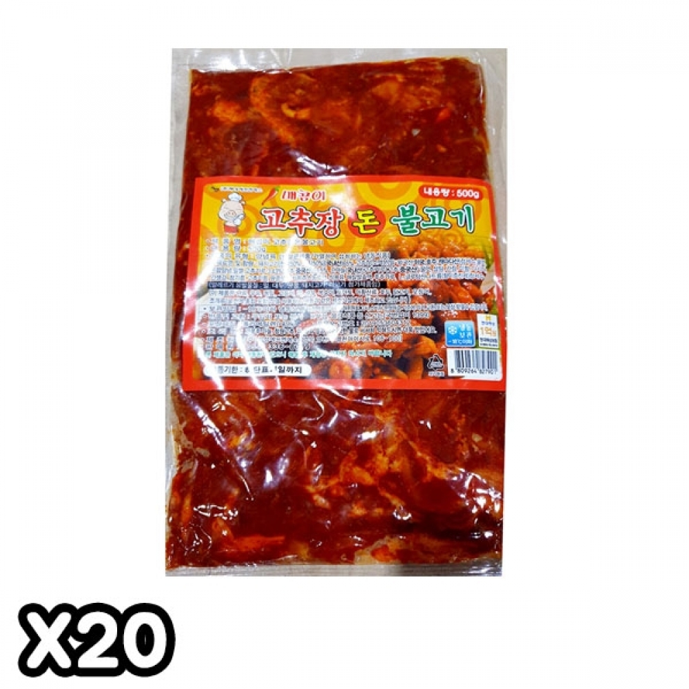 FK 고추장불고기(돈 매콤이 부성 500g) X20