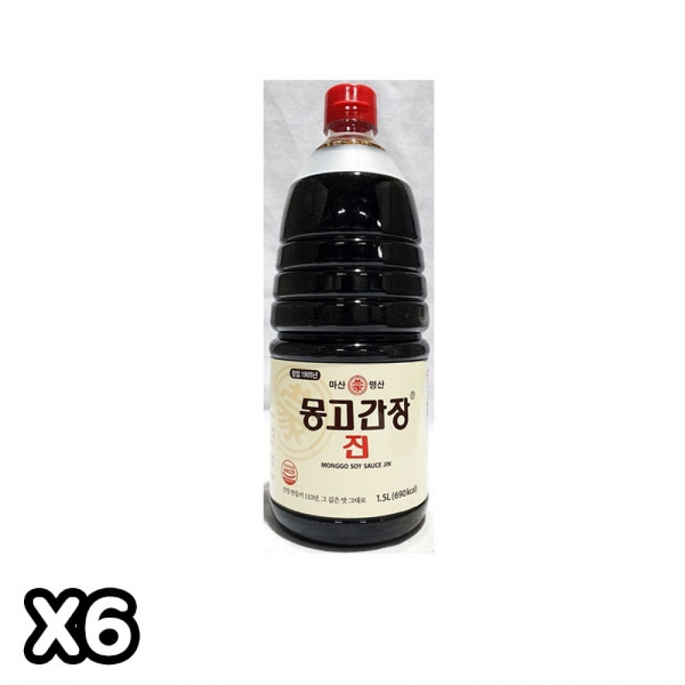 FK 몽고 진간장(마산명산 1.5L)X6