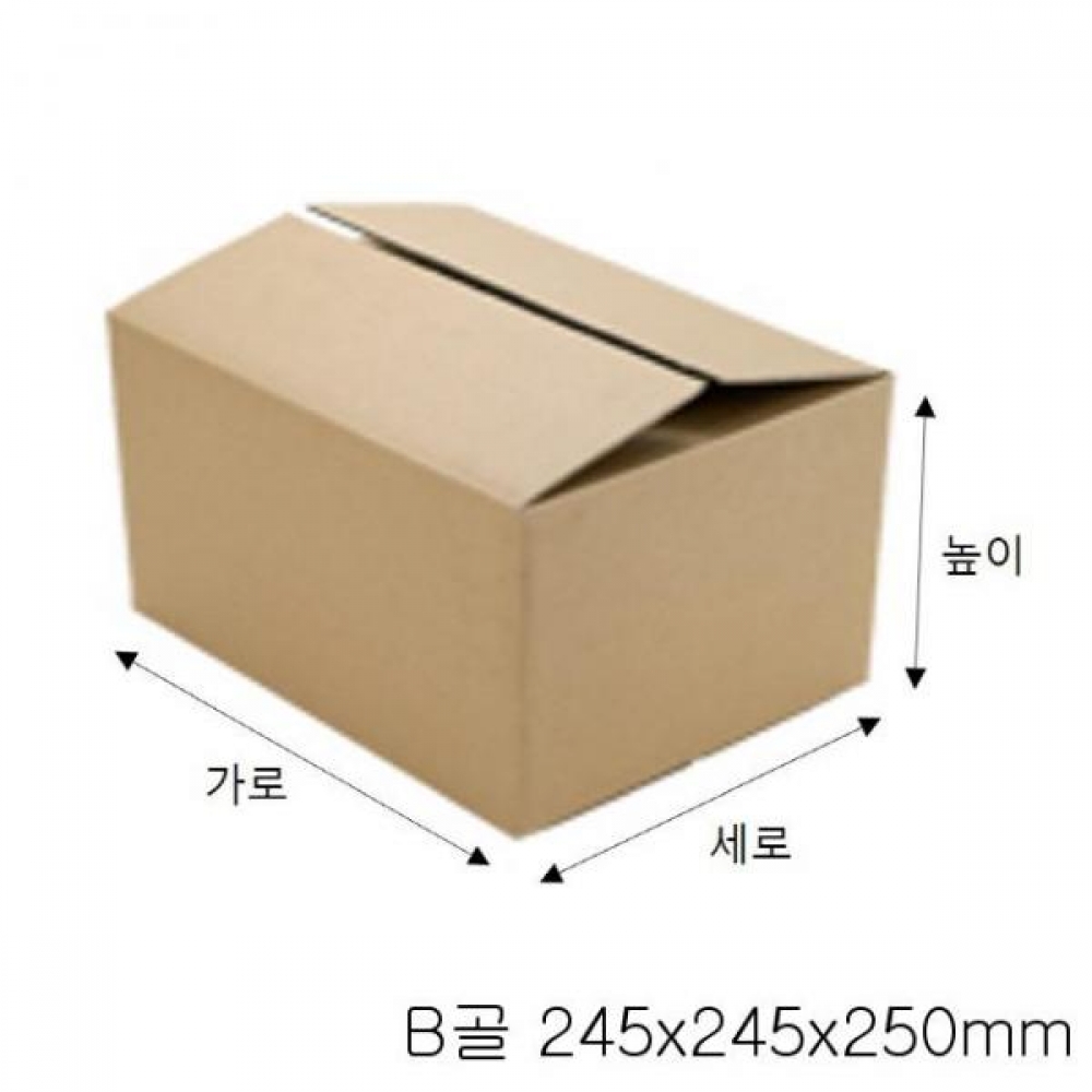 택배박스 245X245X250mm 70장