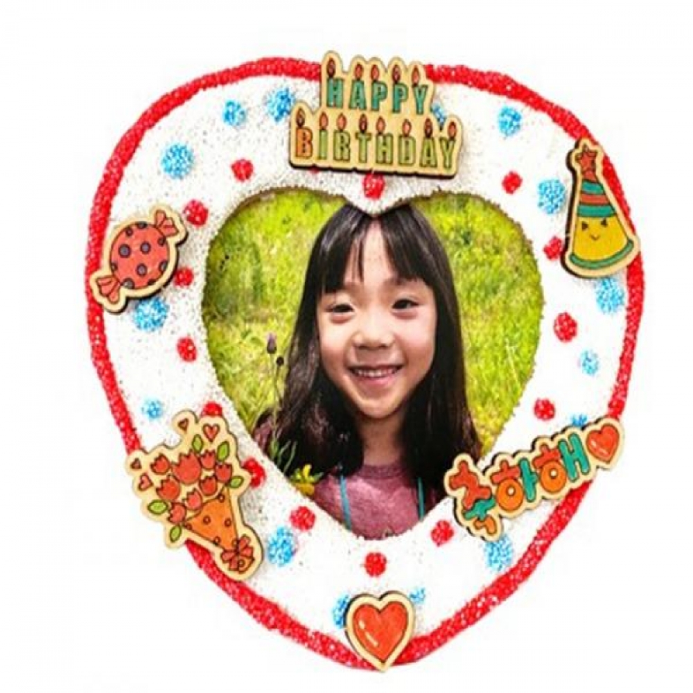 (TD) (초등저) 생일축하 하트 액자 만들기-4인세트