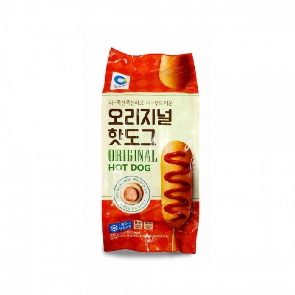간편 조리 폭신하고 부드러운 오리지널 핫도그 간식