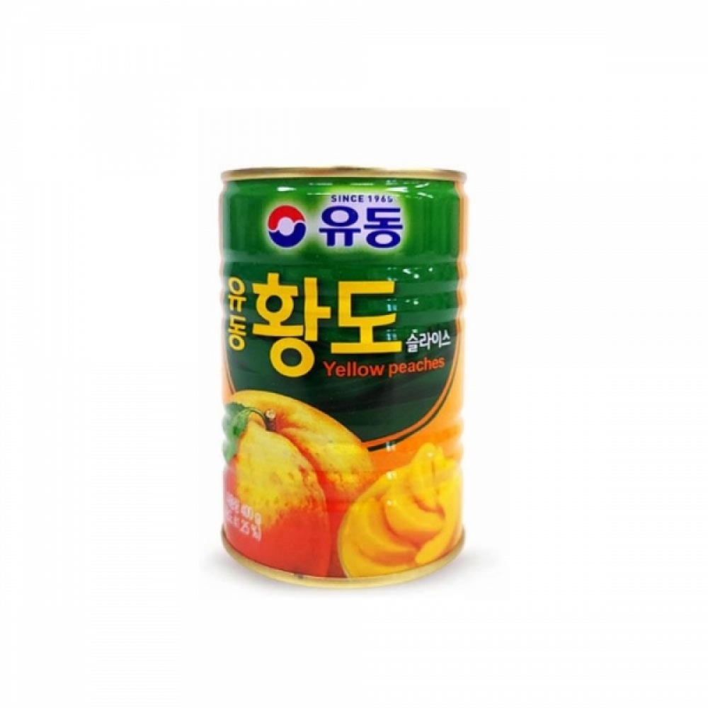탱글함이 살아있는 디저트 메뉴 황도 슬라이스 캔