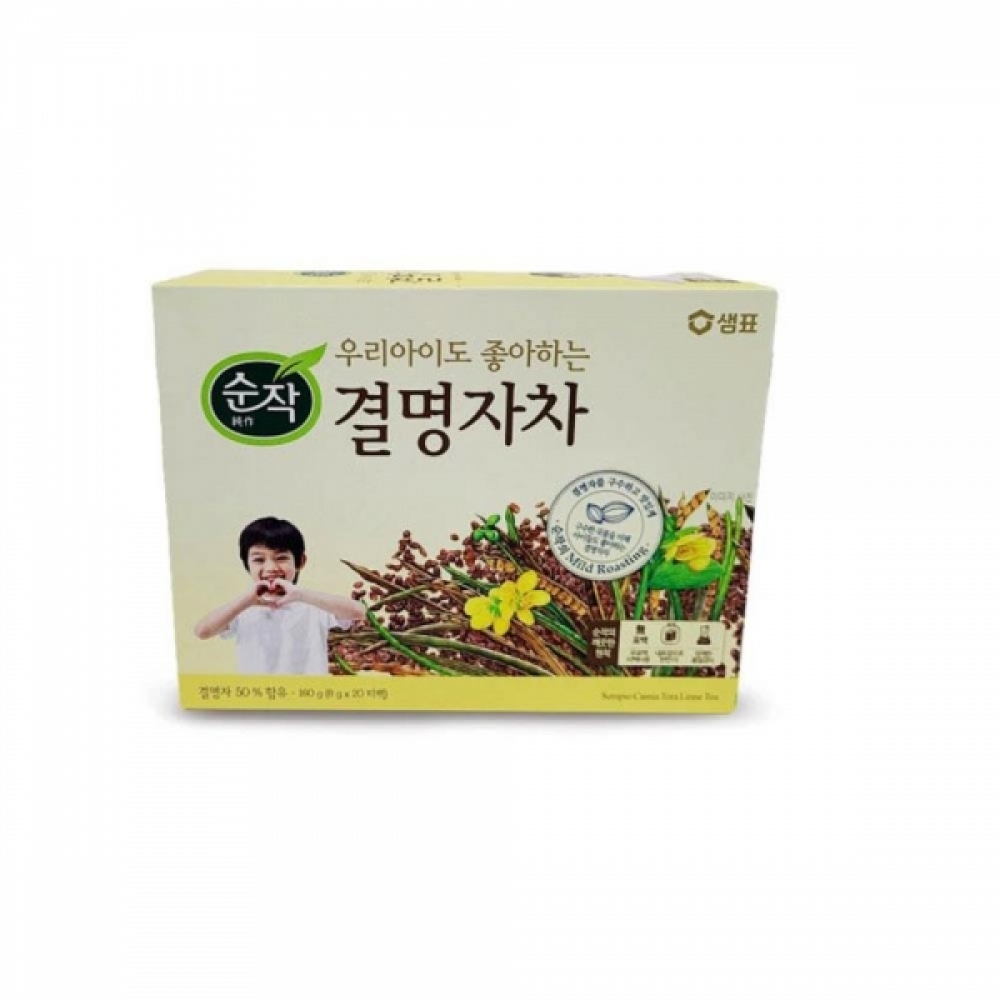 탄맛없이 구수한 아이들이 좋아하는 결명자차 음료
