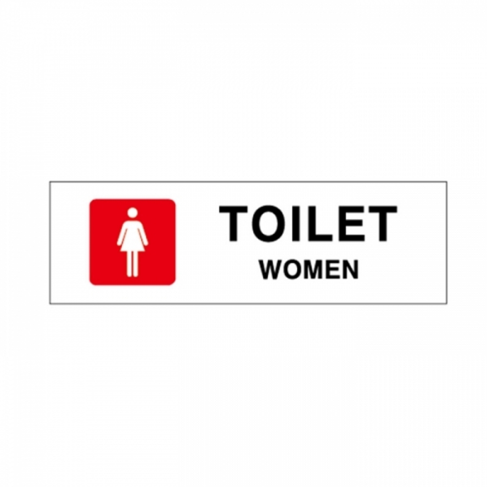 UNP U-3005 아크릴 사인 표지판 WOMEN TOILET 180_60_2mm