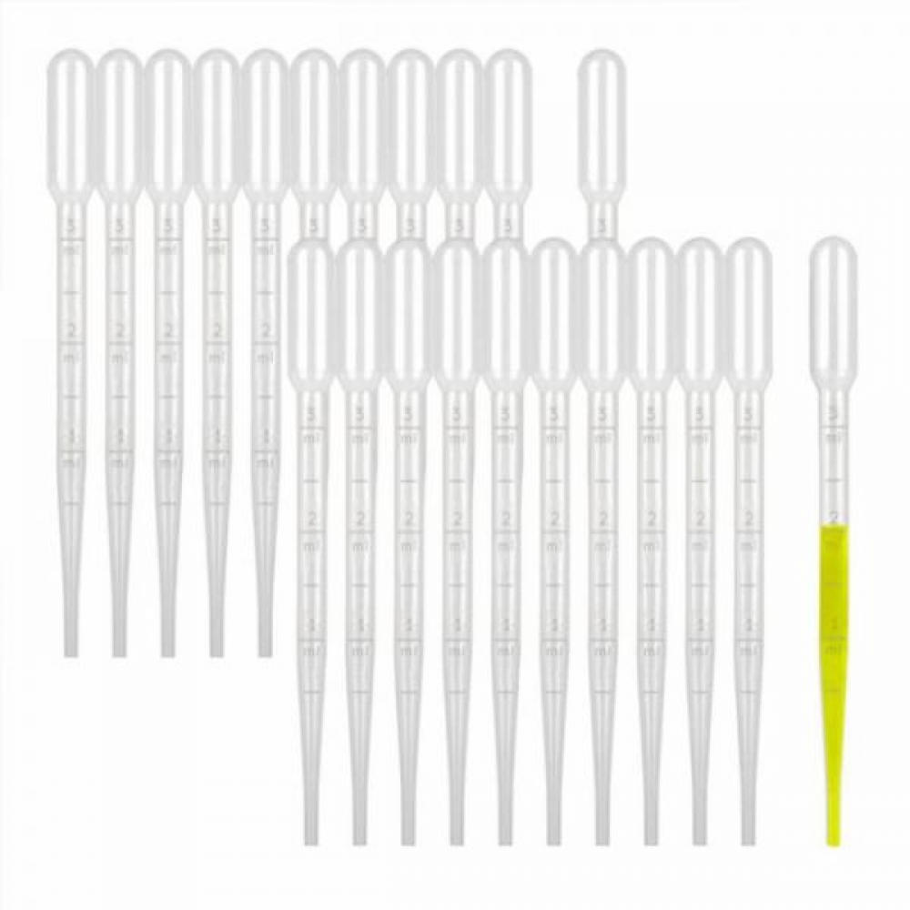 100개 일회용 스포이드 3ml 5ml 비누 캔들 과학 실험