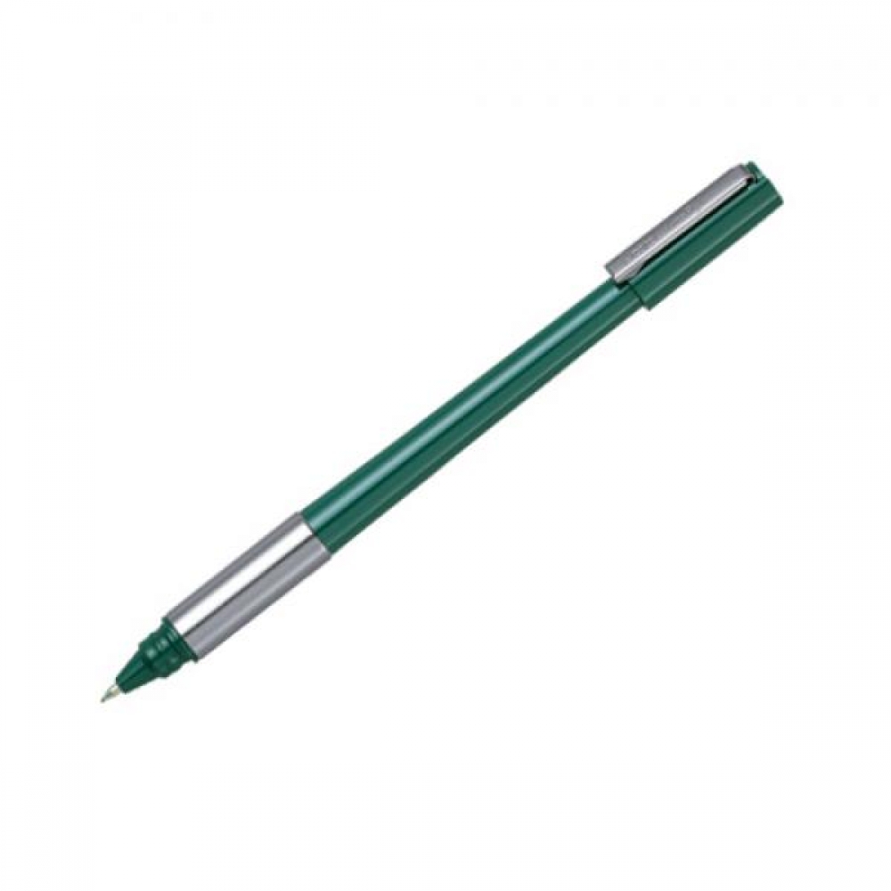 펜텔 라인스타일 볼펜 BK708 0.8mm 녹 5개