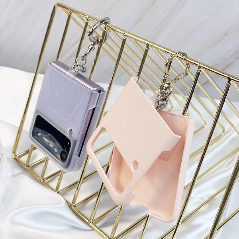 Linkvu 갤럭시Z플립 전용 부착식 투명 팔레트 폰태그 링 홀더 Z Flip3 Flip2 플립3 플립2 링케이스