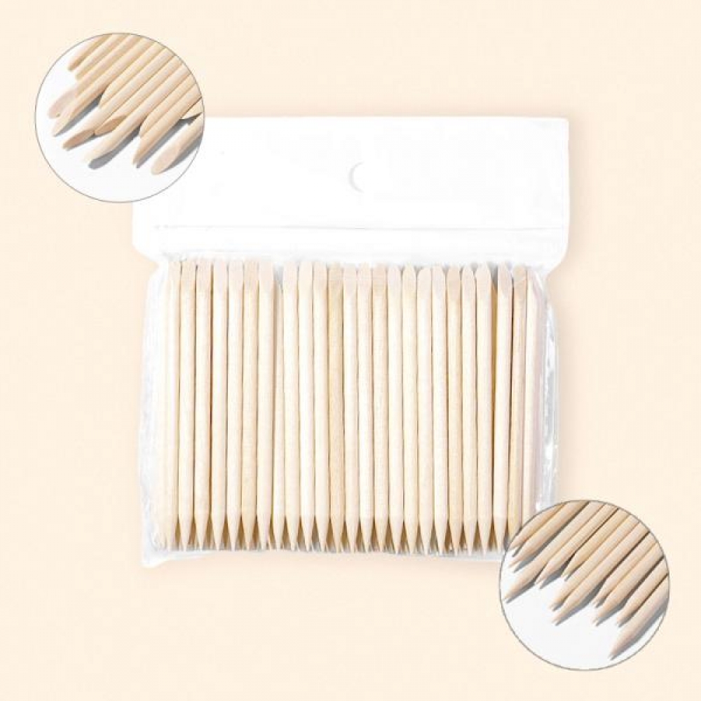 네일 스톤 파츠 재료 우드 스틱 7.5cm 100개입 DD-11799