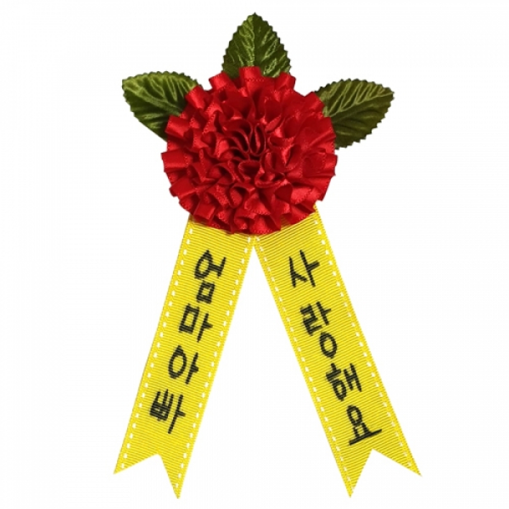 만들기-리본카네이션 브로치 만들기