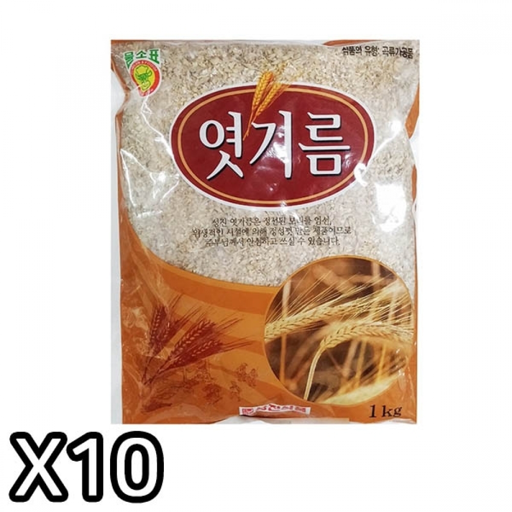 FK 엿기름(성진 1K)X10 요리재료 맛기름 기름