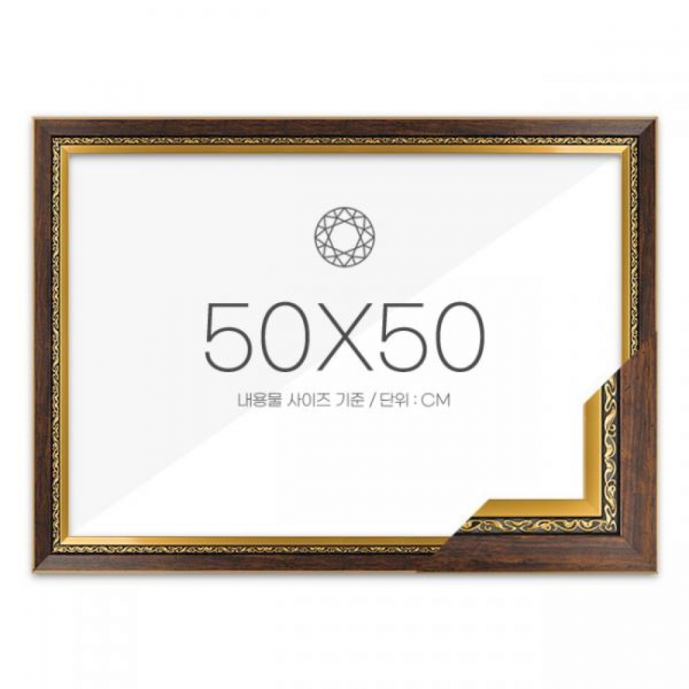 보석십자수 패브릭형 액자 50x50 고급형 그레이스 앤틱