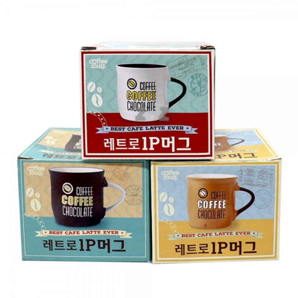 커피 레트로 1P 머그잔