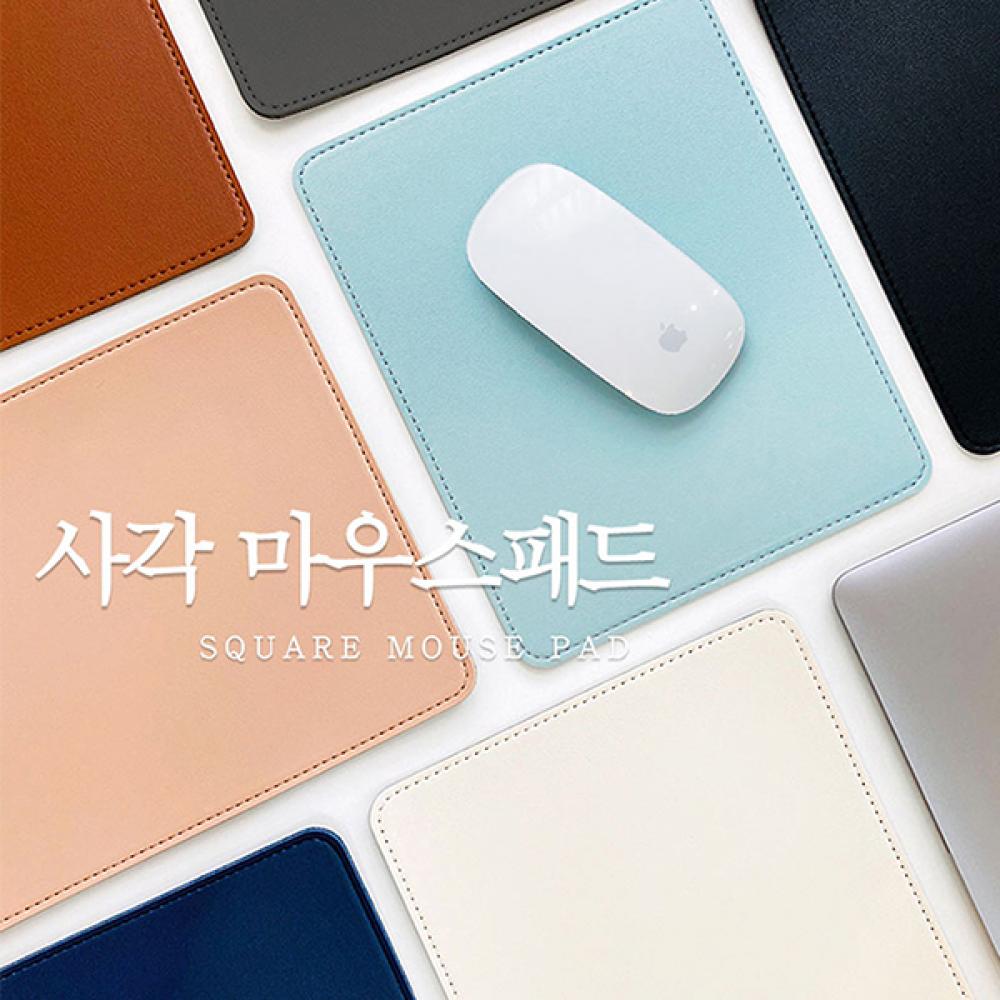 블랙핏 가죽 사각 마우스패드 180x220
