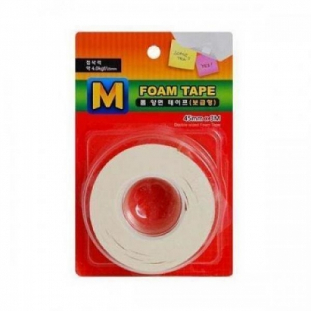 M tape 보급형 45mm x 3M(1.0T PE폼)