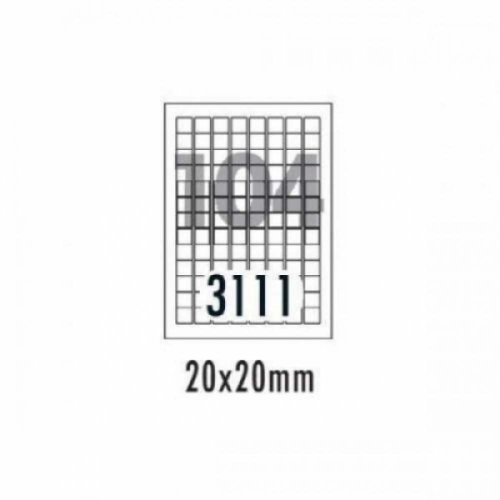 폼텍 분류표기용라벨 LQ-3111
