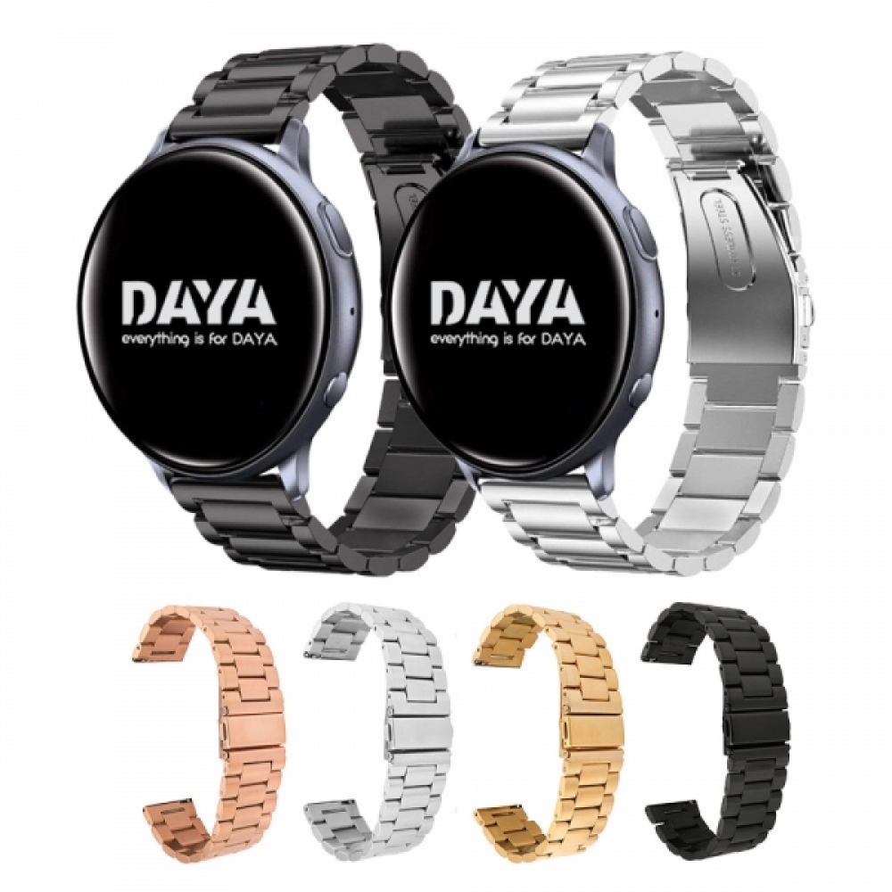 DAYA 갤럭시워치 5 4 3 스트랩 20mm 메탈 스트랩 밴드