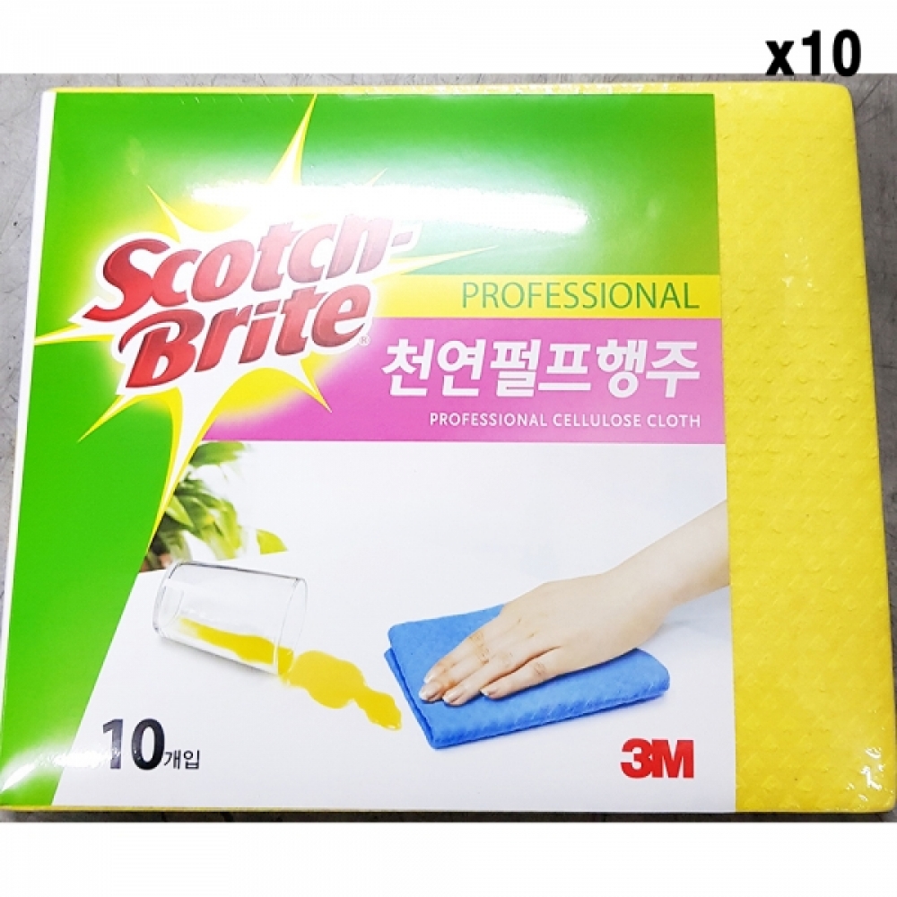 FK 펄프행주(스카치 노랑 10P )X10개