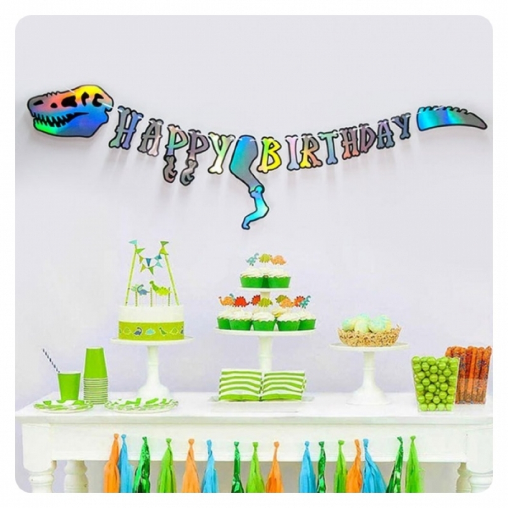 PW 공룡생일파티가랜드 생일 파티 가랜드