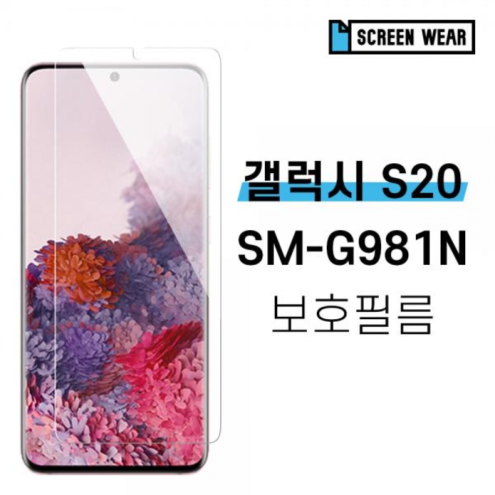 2매 갤럭시S20 SM-G981N 후면 외부보호필름