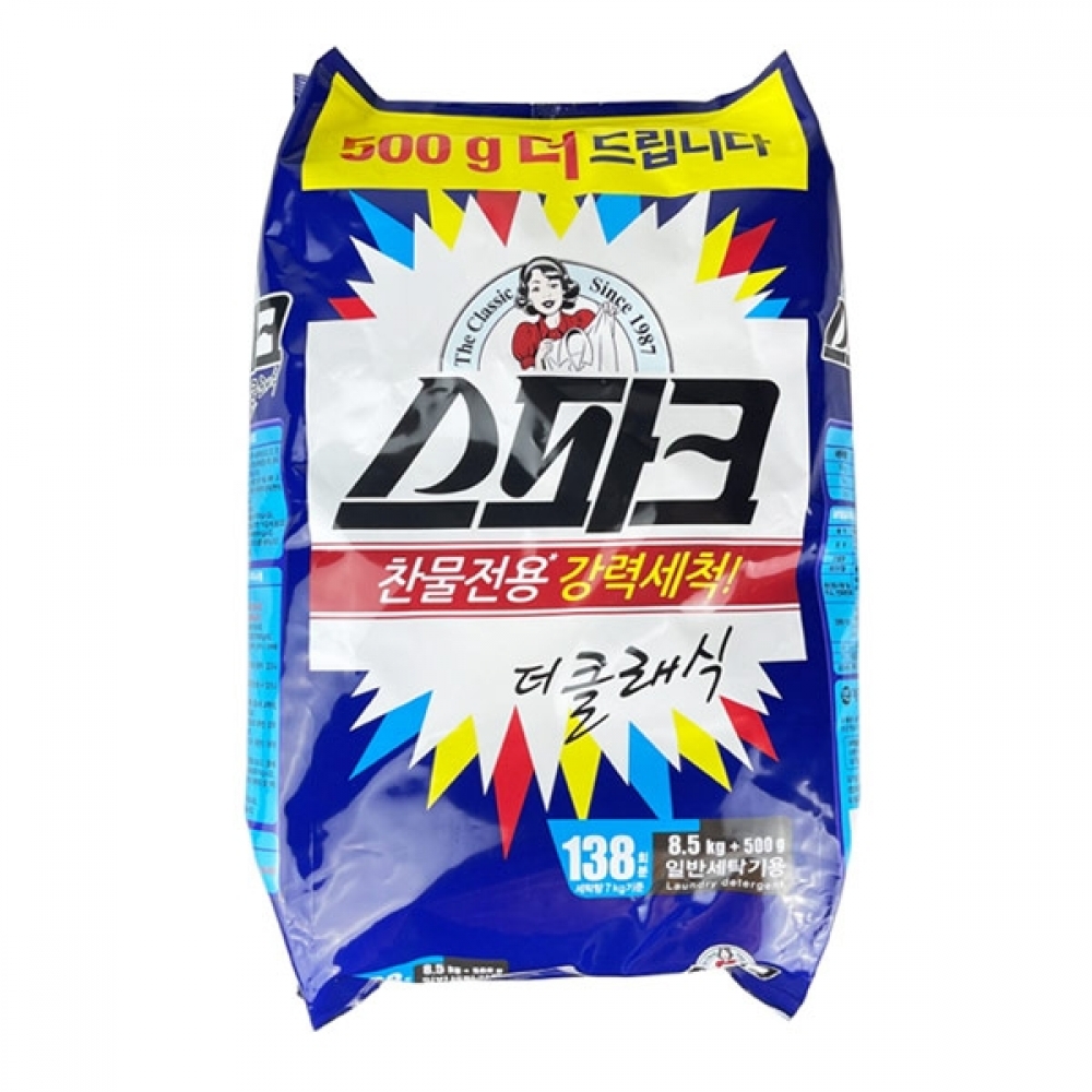 IS-M 스파크 찬물전용 가루세제 8.5kg 500g