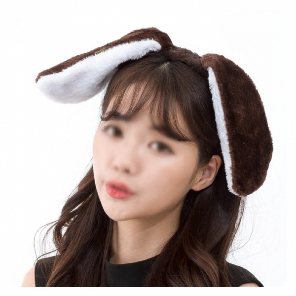 PWM-DK 강아지머리띠(다크브라운)파티머리띠