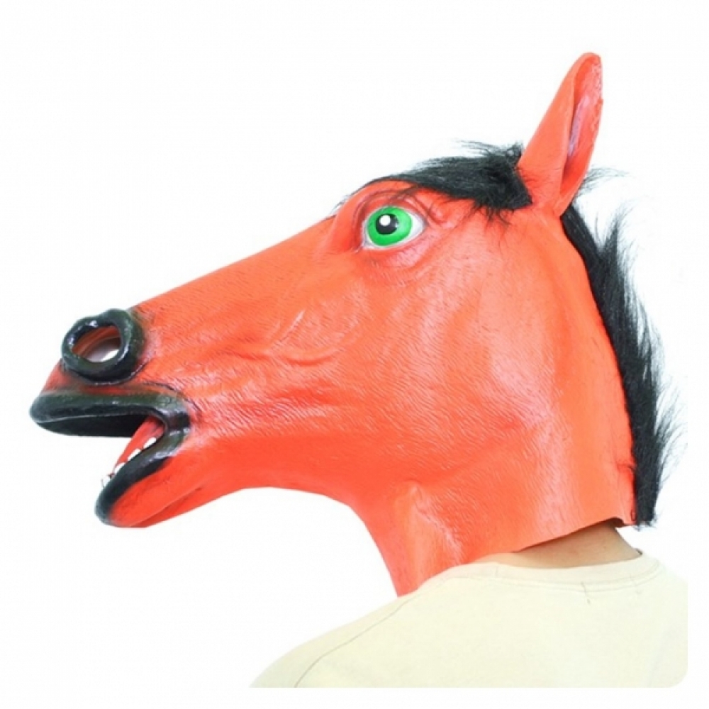PWM-DK 말가면(형광오렌지)파티가면
