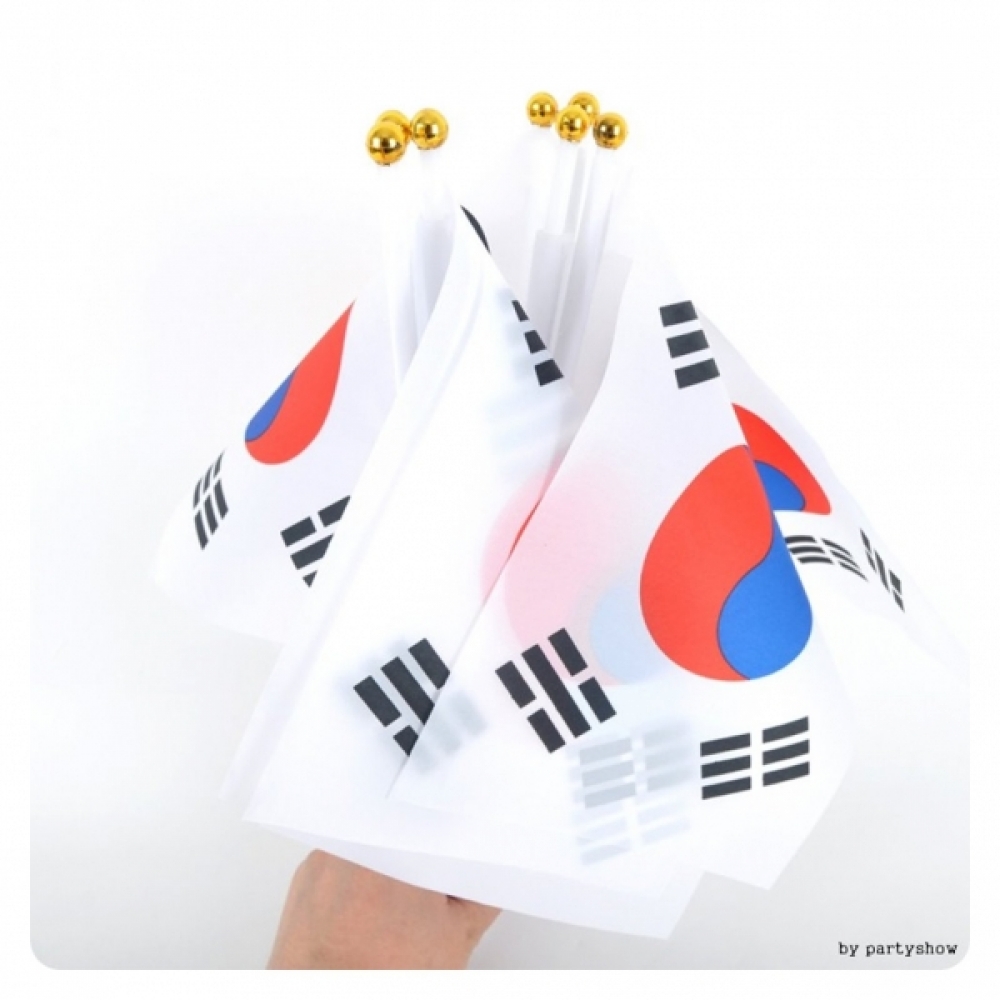 PWM-DK 일체형수기태극기 미니(10장)