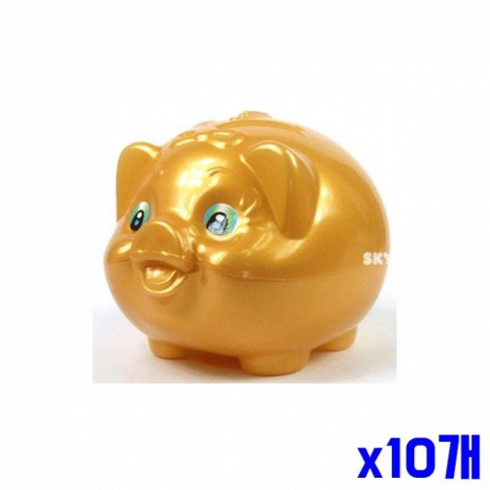황금색 돼지저금통 중 2P x10개묶음 동전저금통