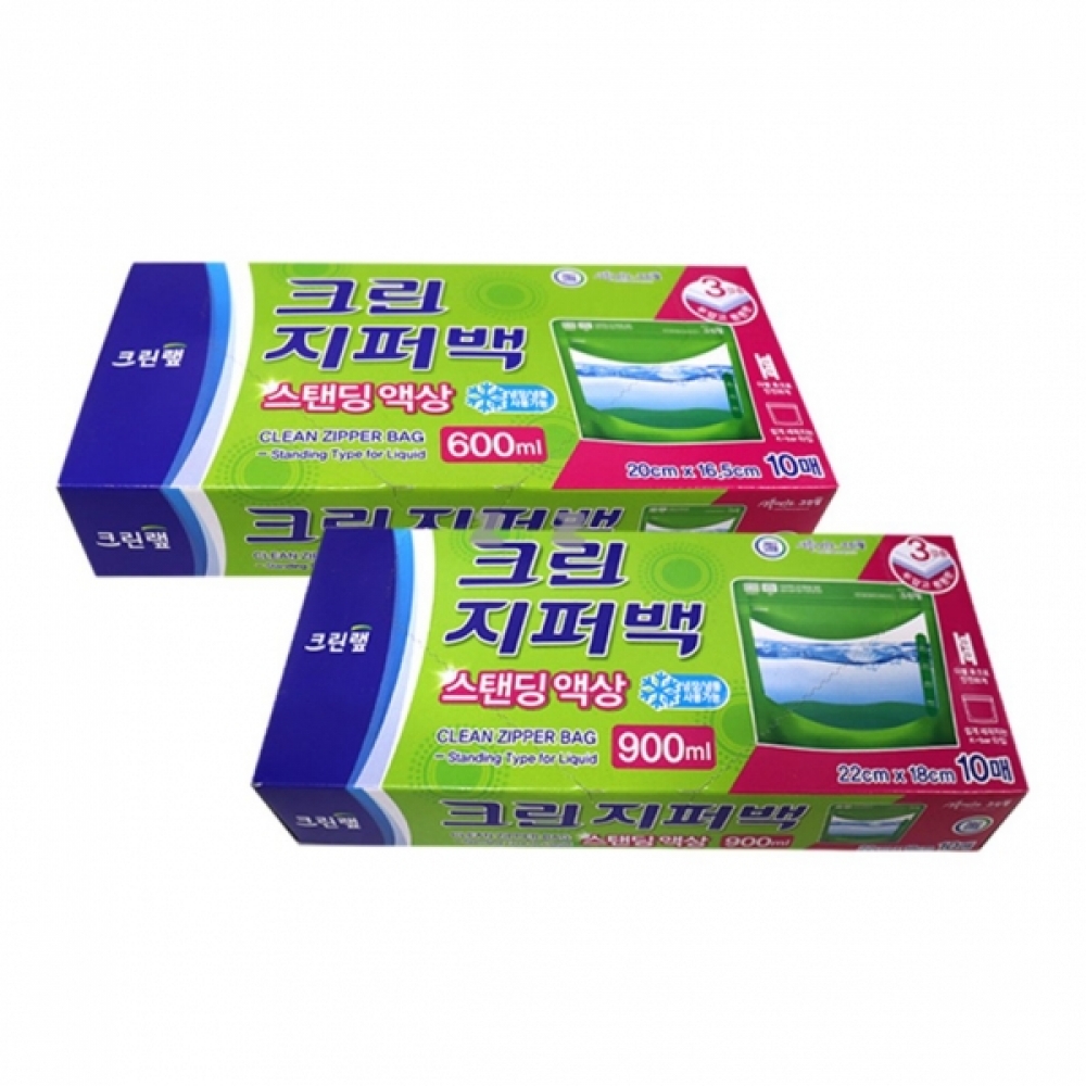 IS-M 크린 스탠딩 액상 지퍼백- 600ml