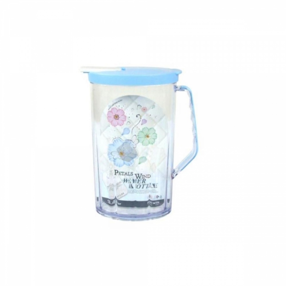 투명한 타원형 물병 1.8L 생수통 물통 물보관통