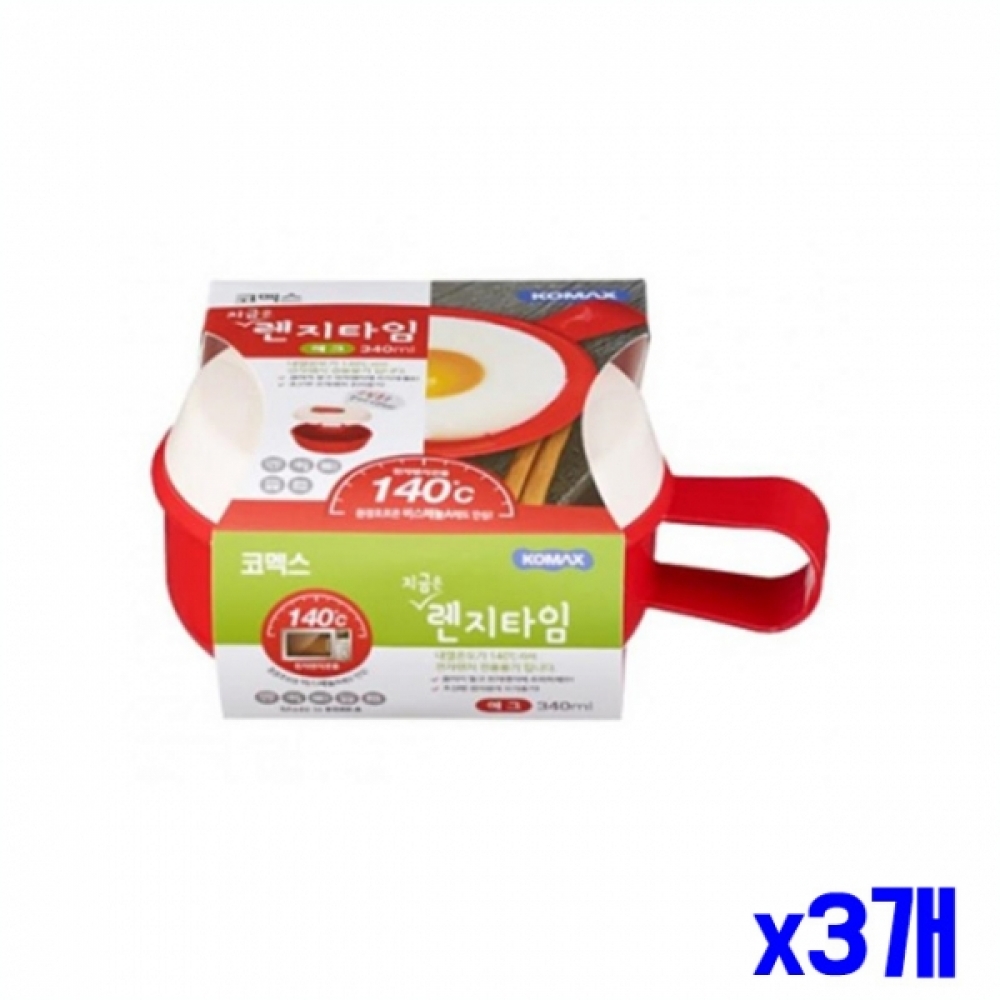 전자렌지 전용용기 에그 340ml x3개묶음 오븐용기