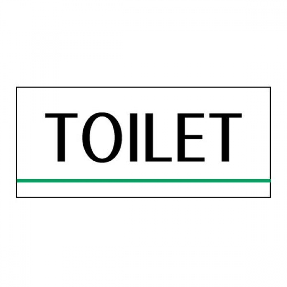 세모네모 2035 TOILET 120x50 표지판