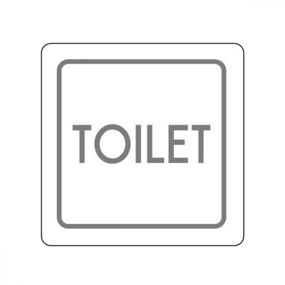 세모네모 2830 TOILET 100x100 표지판