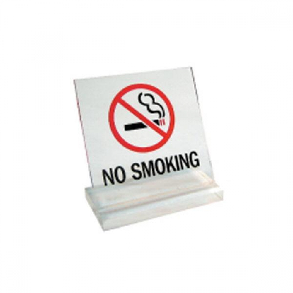 세모네모 스탠드 표지판 6061 NO SMOKING 60x60