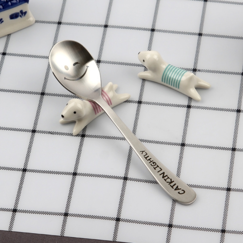 대명 스테인리스 캣킨 양식기 스푼 1P OPP포장