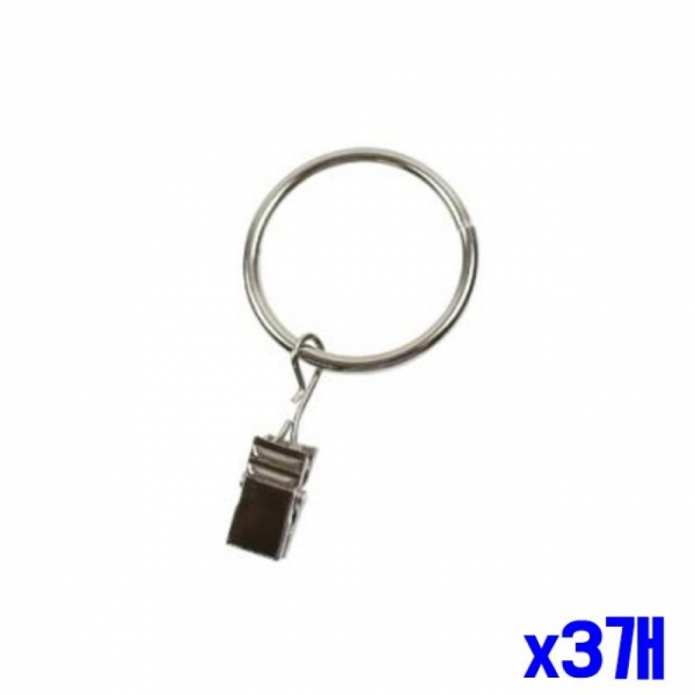 집게형 스틸 커튼링 소 8P x3개 커튼고리 커튼부자재
