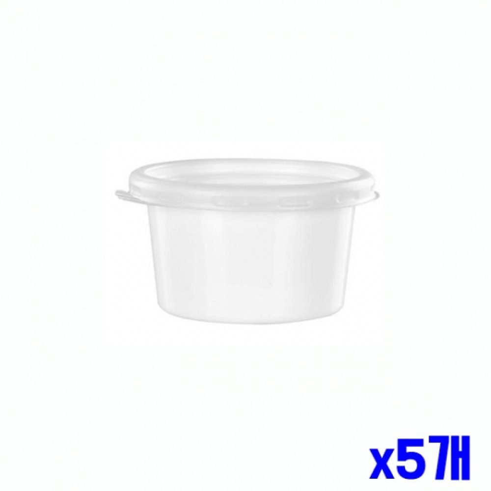 일회용 소스컵 용기 80ml 100set x5개 일회용소스용기