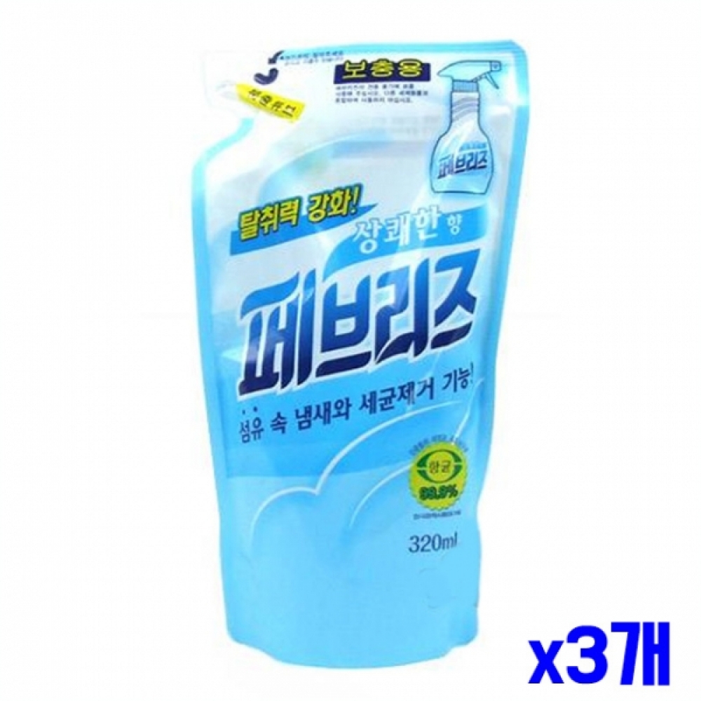 페브리즈 섬유탈취제 리필용 320ml x3개