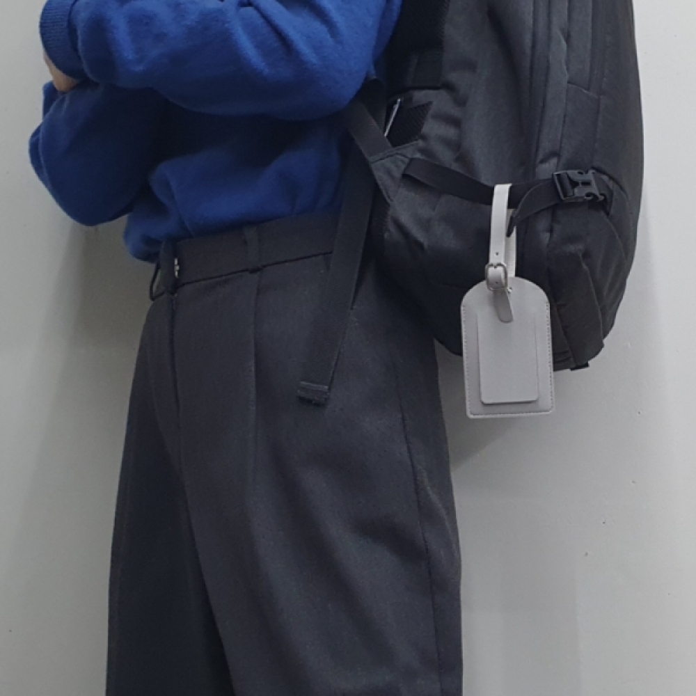 골프백 캐리어 커버형 네임택 그레이