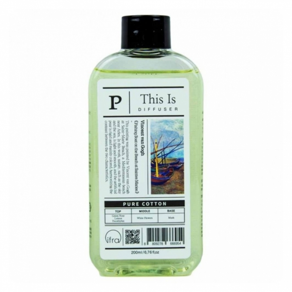 BTM-M437 명화 디퓨저 리필 퓨어코튼 200ml