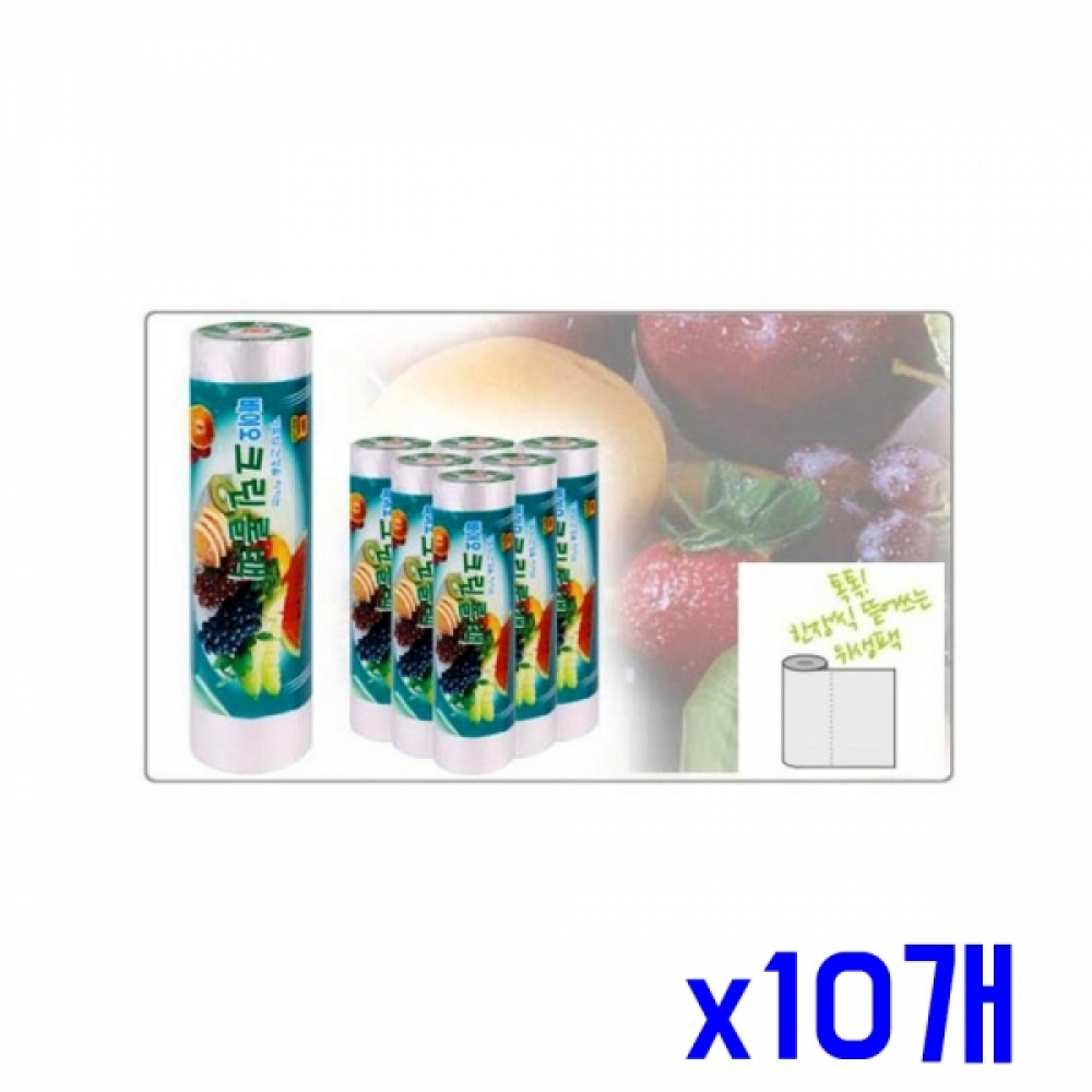 다용도 깔끔 크린롤백(중) 26cmx35cm 170매입 x10개