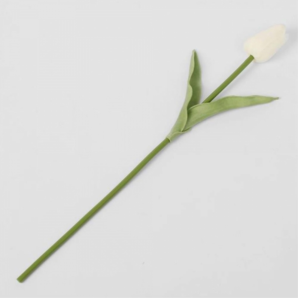 한송이 튤립 인테리어 조화(아이보리)