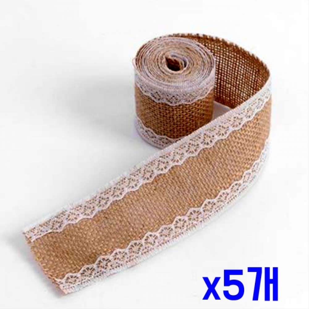 DIY 황마 레이스 인테리어 롤(CV-2) x5개