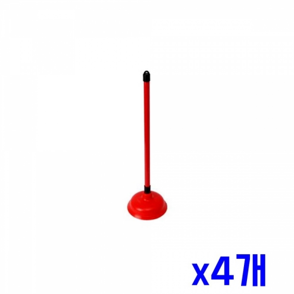 간편 사용 변기 압축 압력 뚫어뻥(레드) x4개