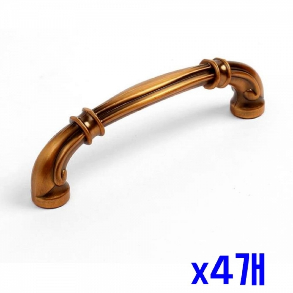 가구 리폼 깔끔 손잡이(96mm) (앤틱브라운) x4개