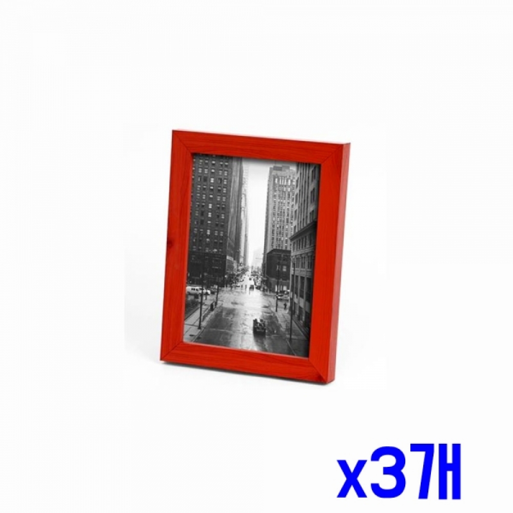 투명 심플 다용도 사진 액자(5x7) (오렌지) x3개